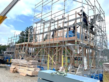 南陽市　I様・高畠町　M様　上棟